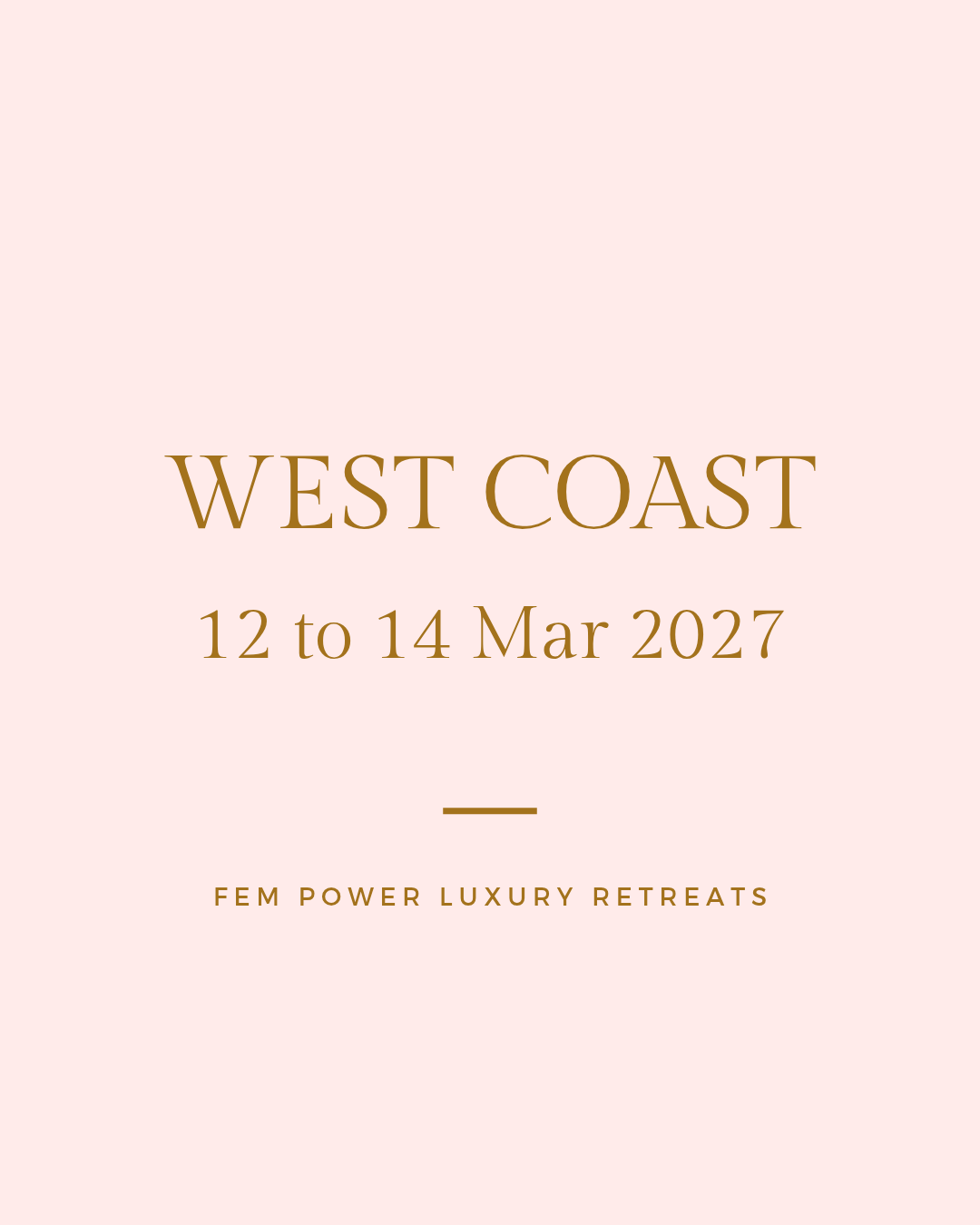West Coast: Stillness Retreat - 12 to 14 Mar 2027= R4 200