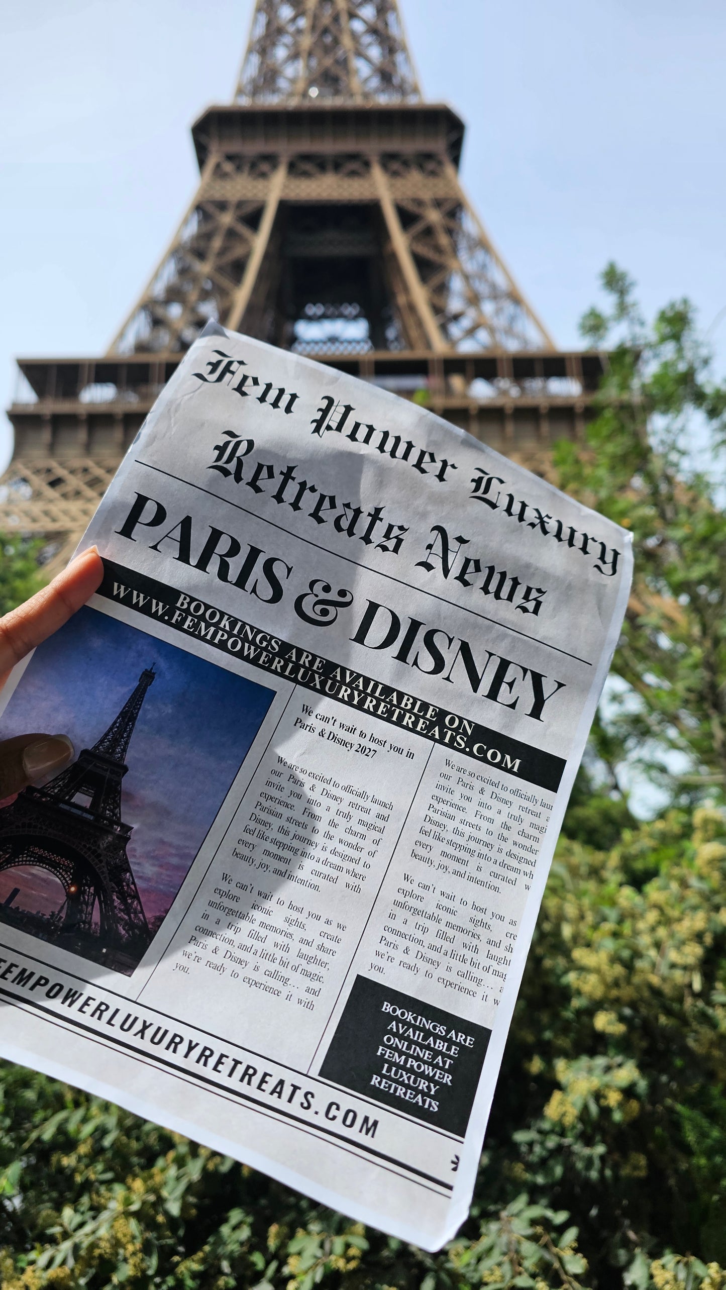 Paris & Disney: 14 to 20 June 2027 = R29 500