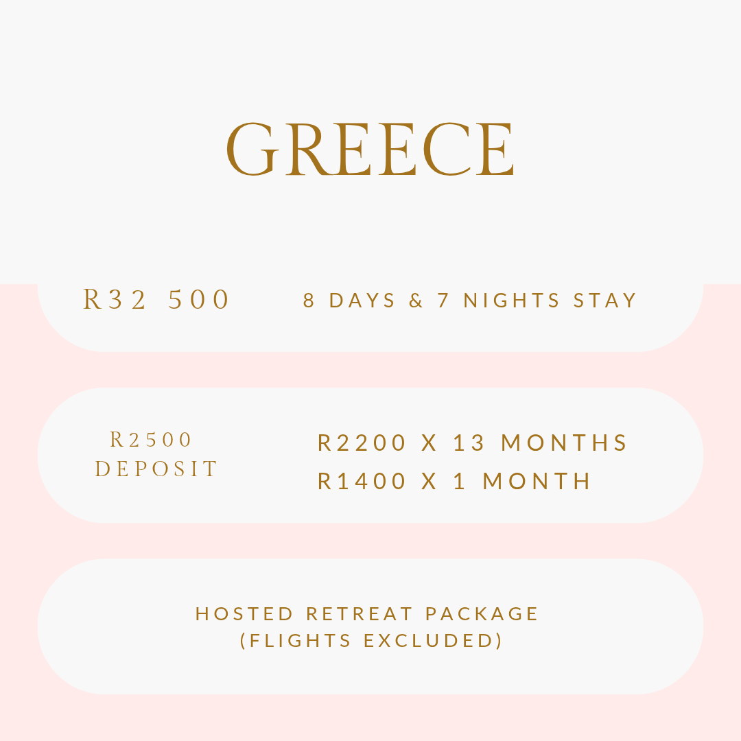 Greek Island Hopping: 24 to 31 May 2027 = R32 500