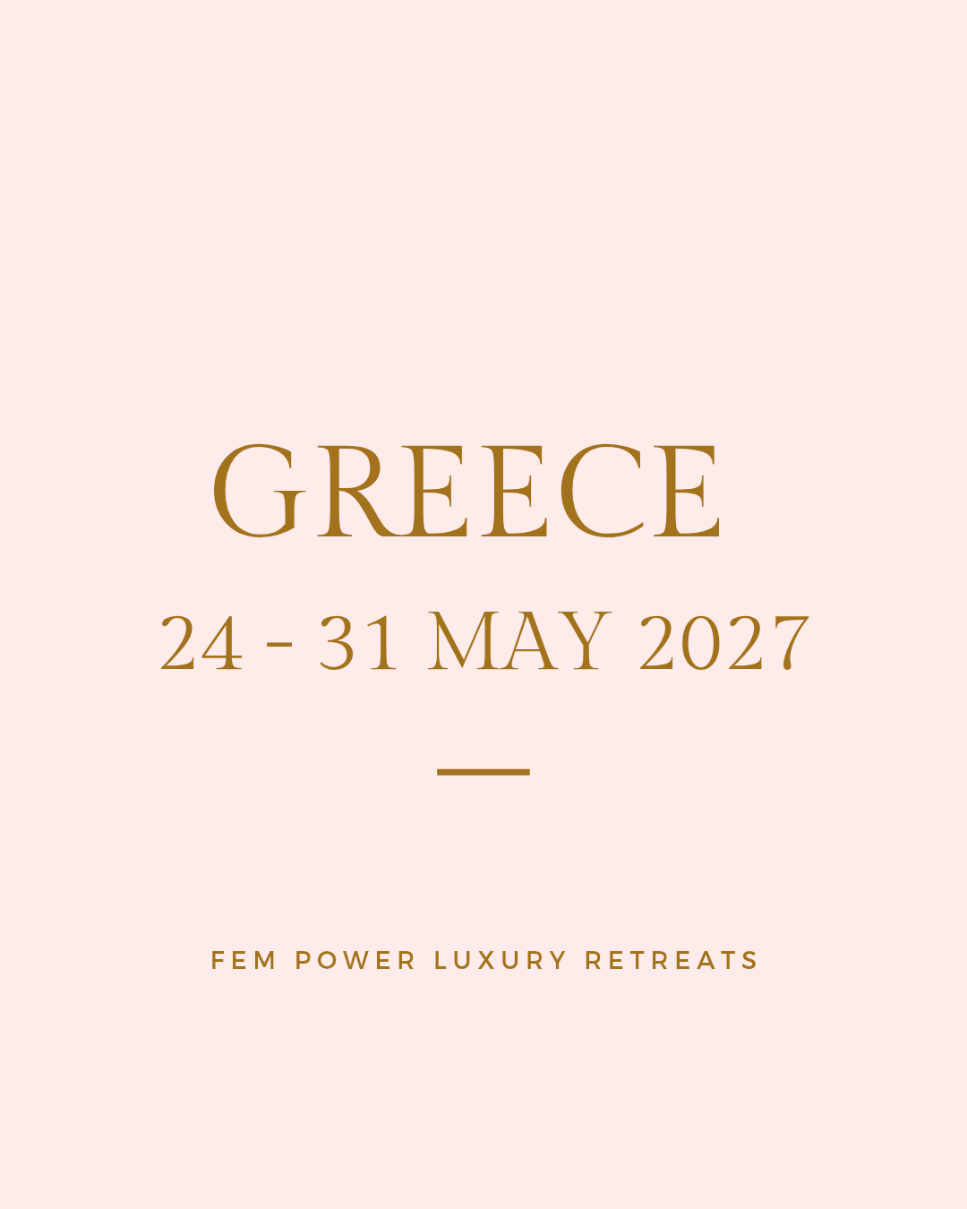 Greek Island Hopping: 24 to 31 May 2027 = R32 500