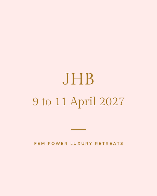 Johannesburg:  The Pause Retreat - 9 to 11 Apr 2027 = R4600