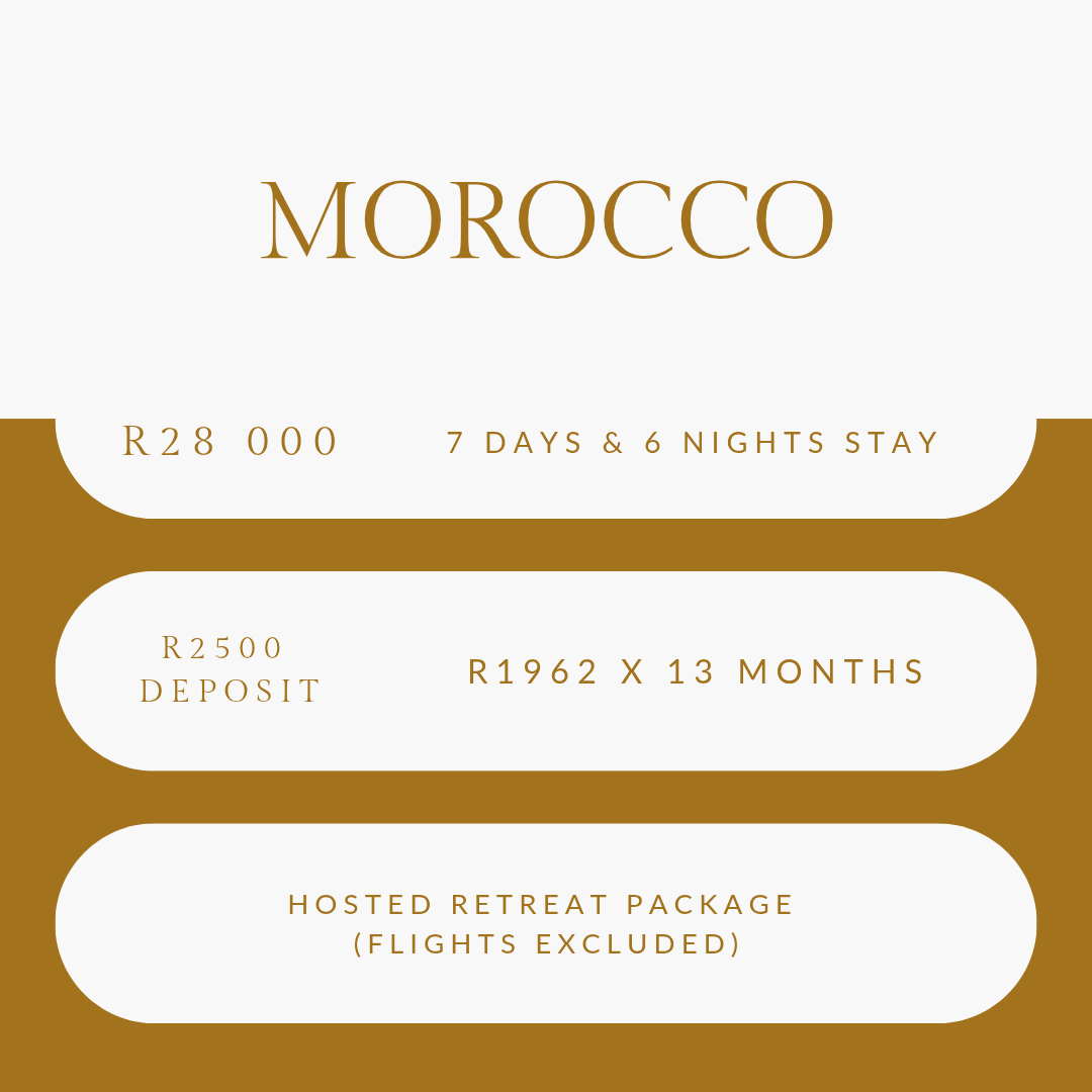 Morocco: 9 - 15 May 2027 = R28 000