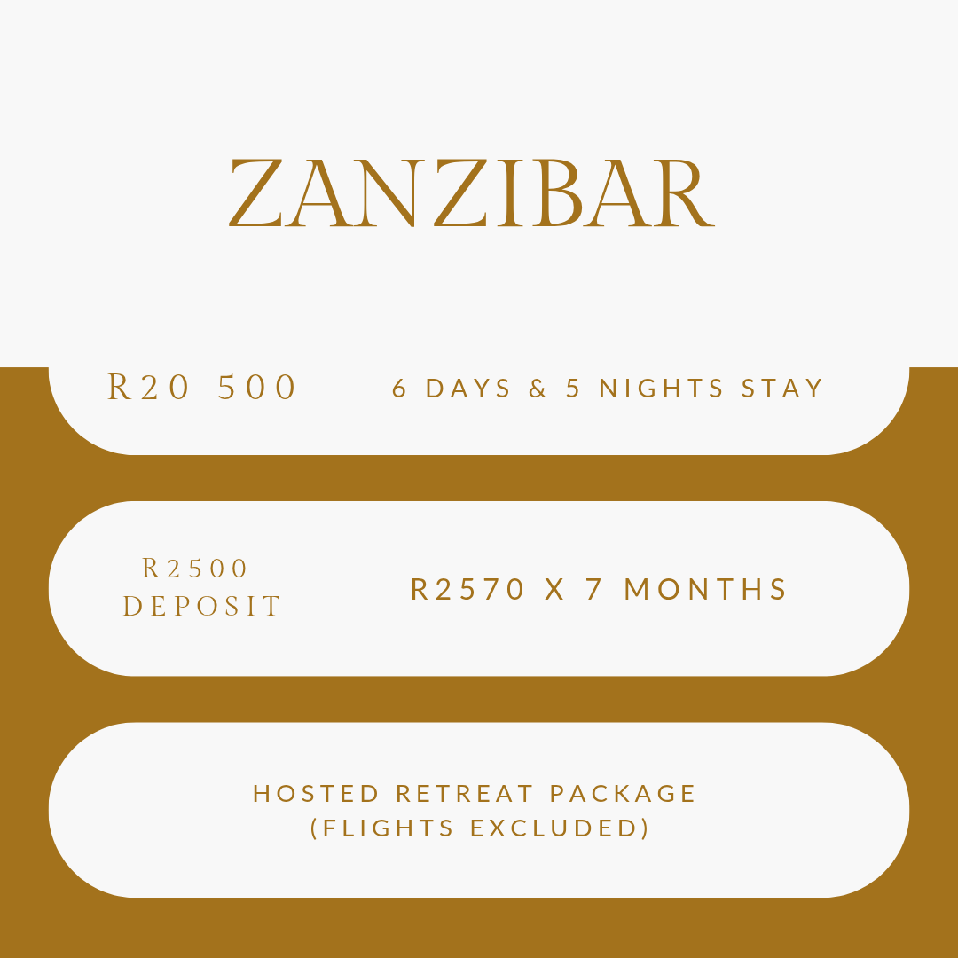 Zanzibar : 20 to 25 February 2027 = R20 500