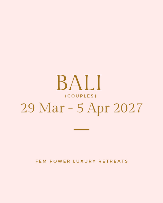 Bali: 29 March to 5 April 2027 = R39 550 per couple