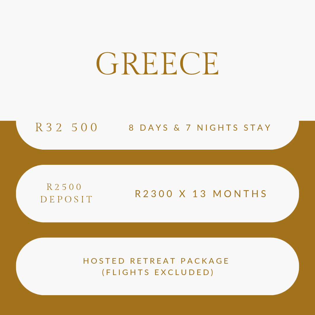 Greek Island Hopping: 16 to 23 Sept 2027 = R32 500