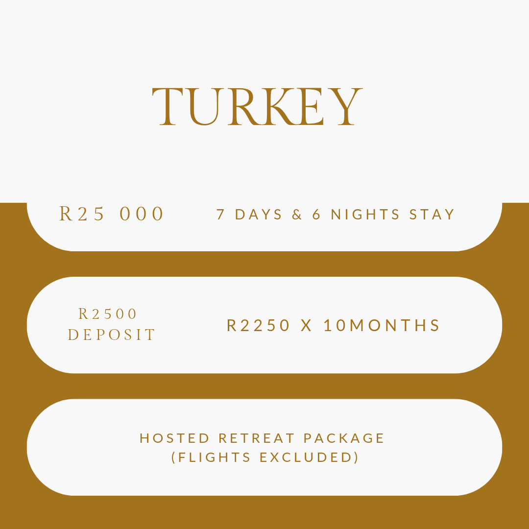 Turkey: 28 May to 3 June 2027 = R25 000