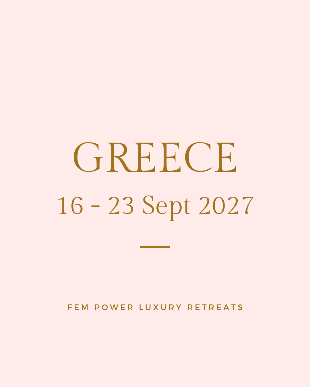 Greek Island Hopping: 16 to 23 Sept 2027 = R32 500